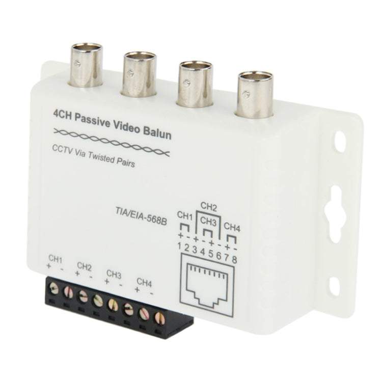 4 CH Passive UTP Video Balun / CCTV Via Twisted Pairs, UTP Video Balun 4 CH Passive UTP Video Balun / CCTV Via Twisted Pairs, UTP Video Balun